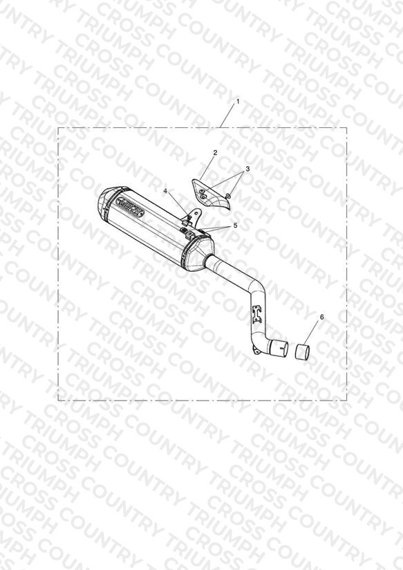 Silencer, Slip-On Assy, Arrow