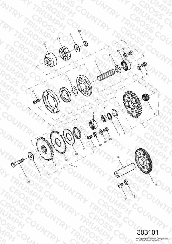 Alternator/ Starter Drive Gears
