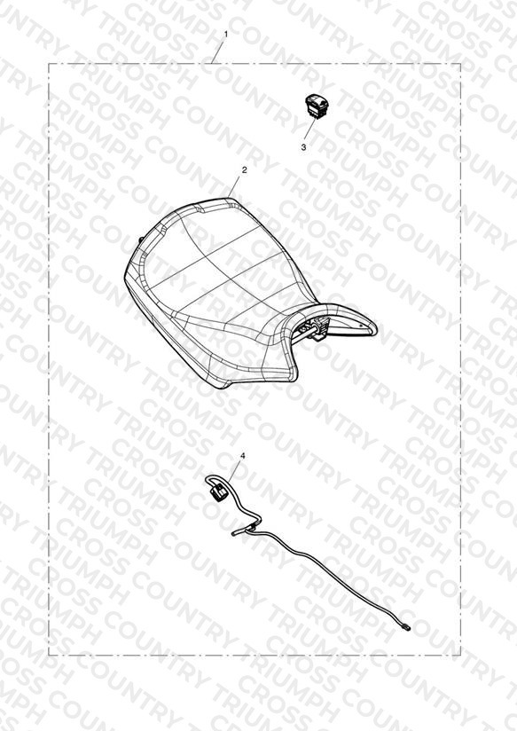 Rider Seat, Heated Kit, Low
