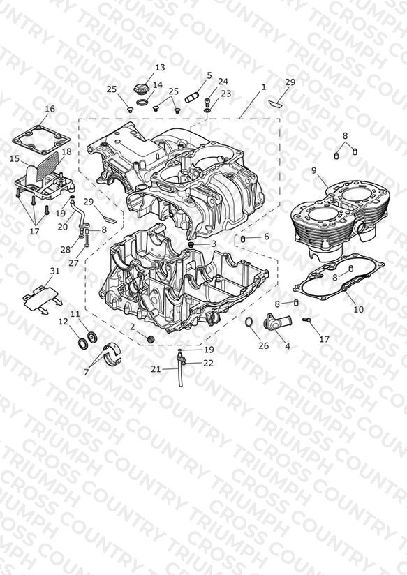 Crankcase & Fittings