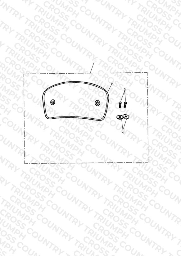 Back Rest Kit, Top Box