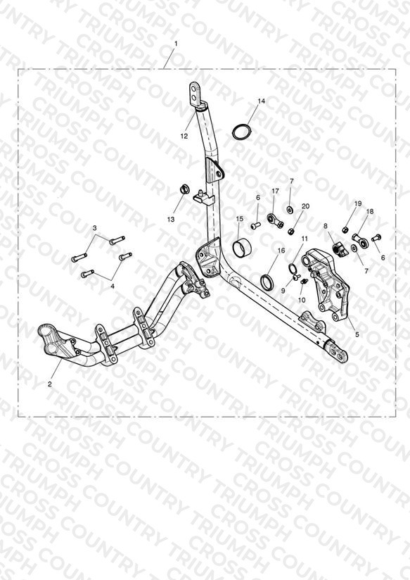 Forward Controls Mount Kit > 854155