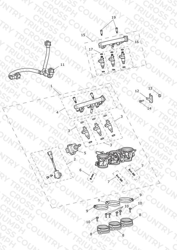 Throttles, Injectors and Fuel Rail