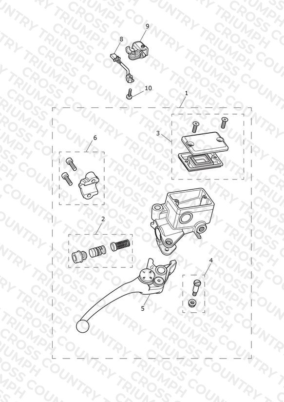 Front Brake Master Cylinder & Hoses