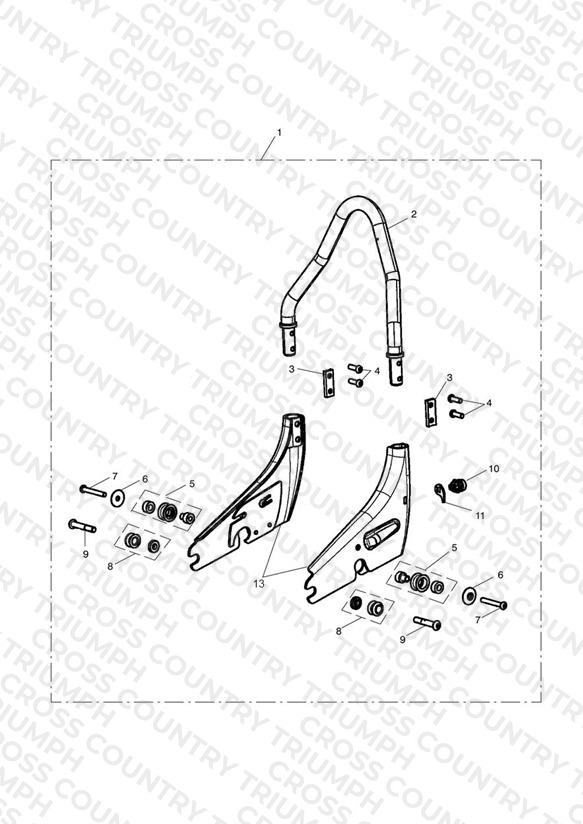 Passenger Backrest, QD
