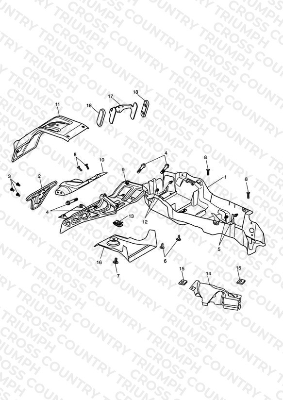 Rear Mudguard & Battery Box