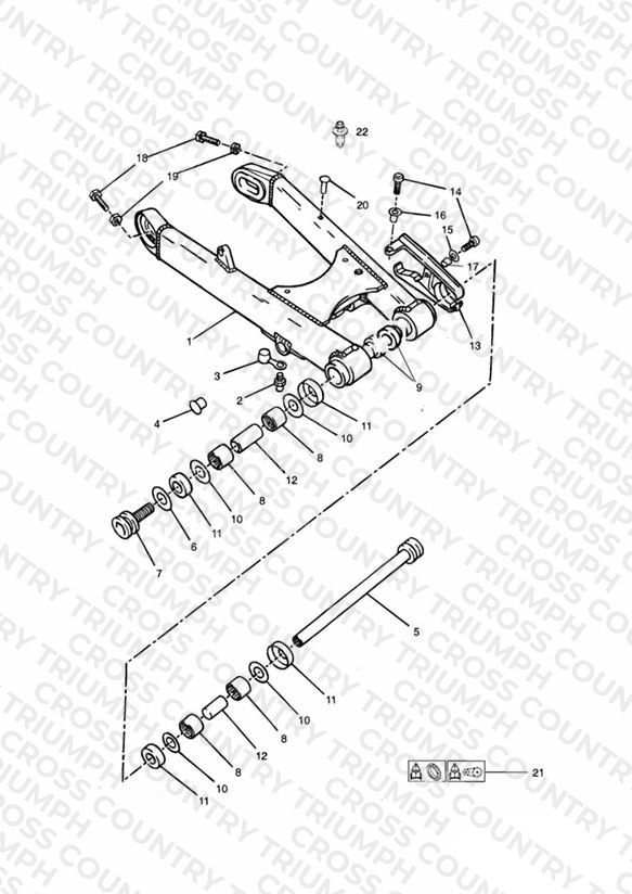 Swinging Arm 29156 » 101853 (Plus 102063 » 102074 Inclusive )
