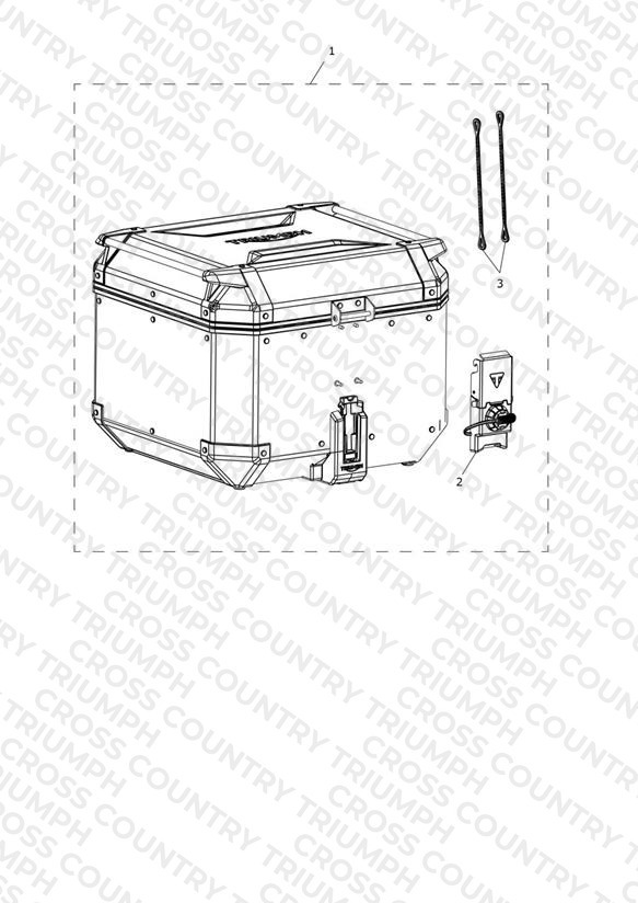 Top Box, Aluminium, Silver