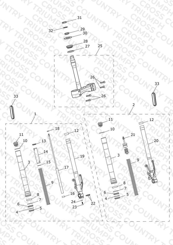 Front Forks & Yokes