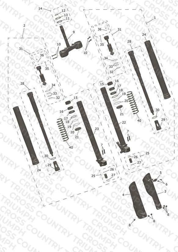 Front Forks & Lower Yoke