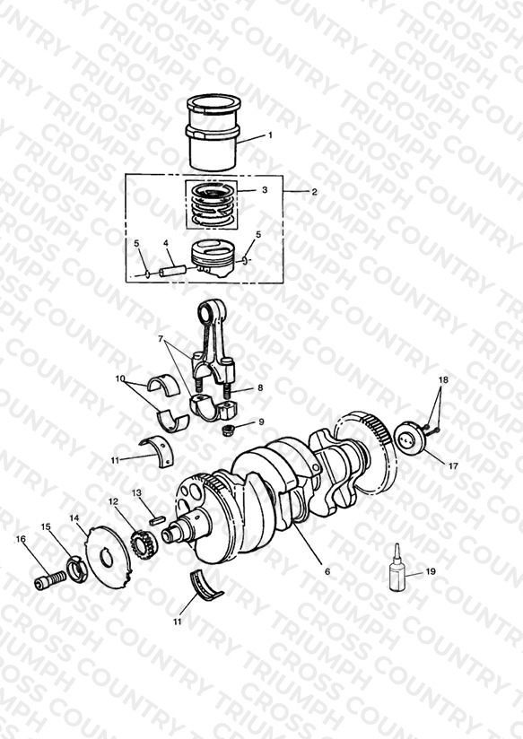 Crankshaft/Conn Rod/Pistons and Liners