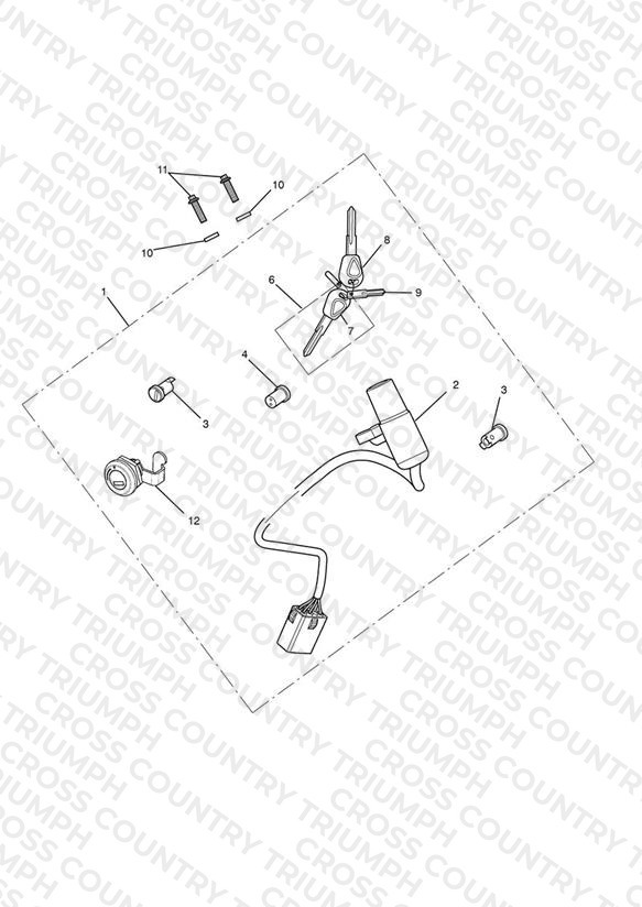 Ignition Switch & Lock Set - 574821 >