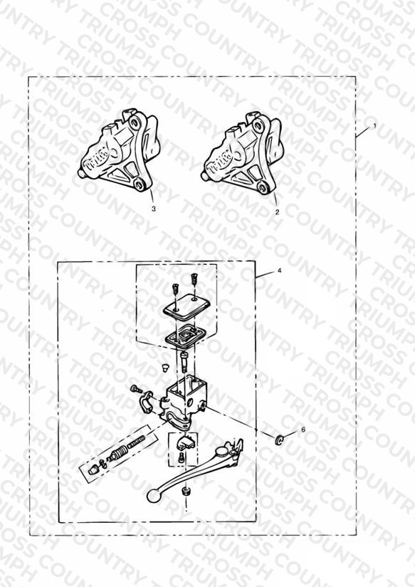 6 Piston Caliper Kit