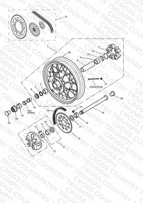 Rear Wheel/Final Drive 29156 »