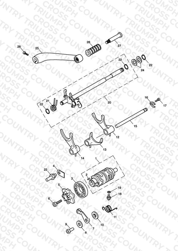 Gear Selectors & Pedal