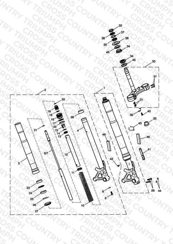 Front Forks & Yokes