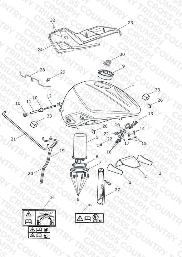 Fuel Tank, Fuel Pump & Fittings