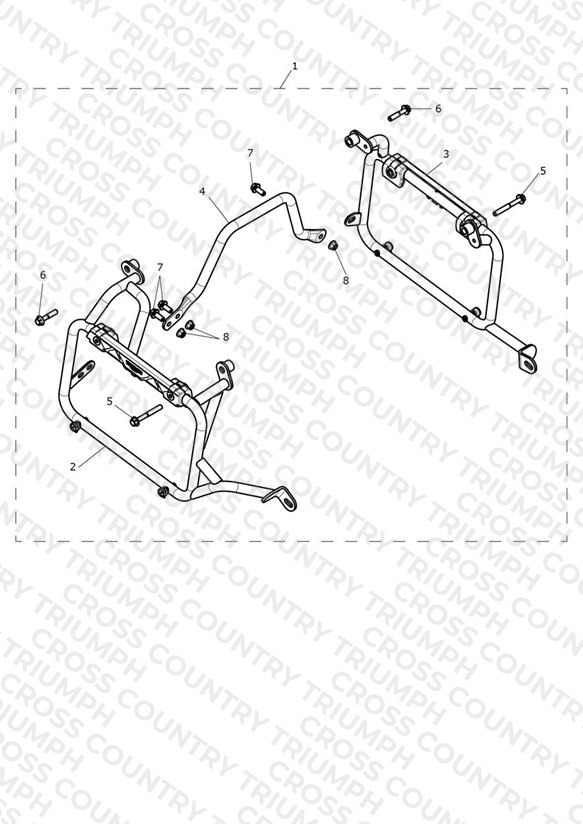 Pannier Mounting Frame, Expedition, Kit