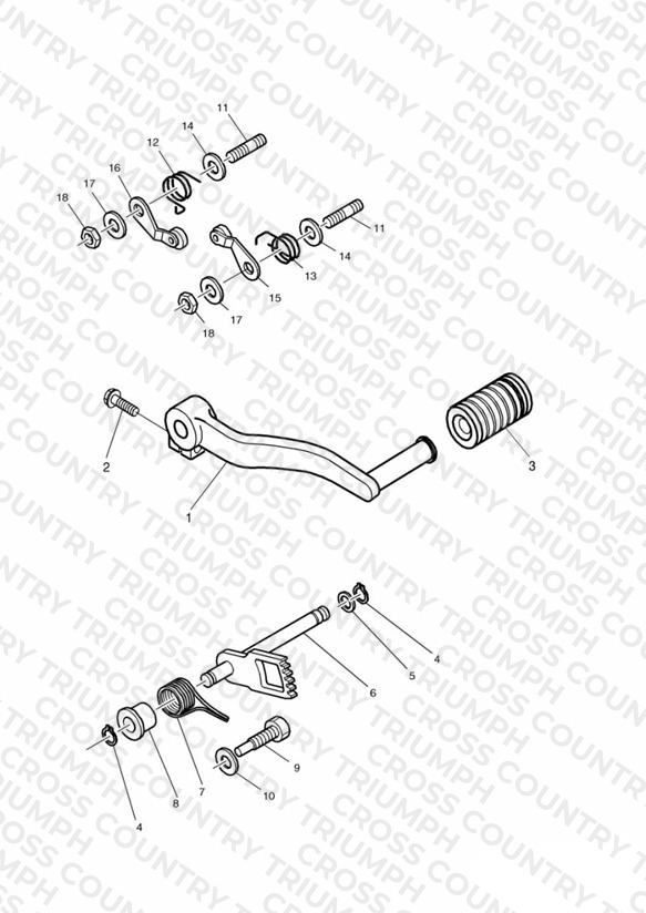 Gear Change Pedal