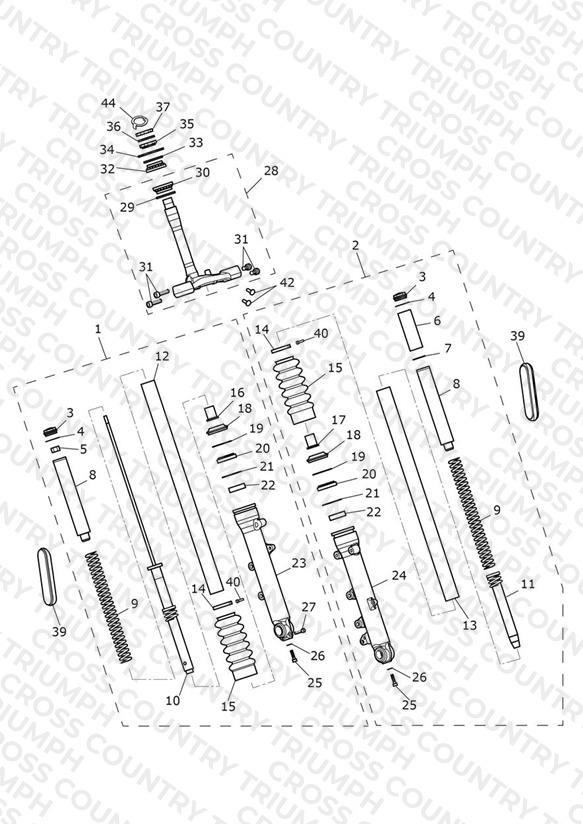Front Forks & Lower Yoke