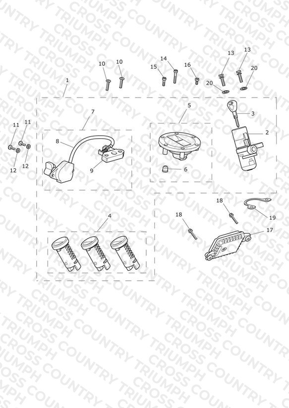 Ignition Switch & Lock Set