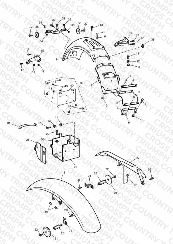 Mudguards/Chainguard/Battery Box 71699 »