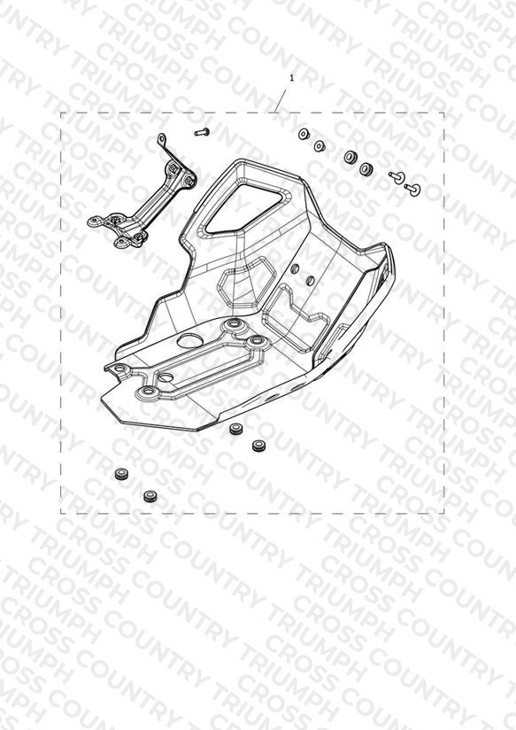 Sump Guard Kit, Aluminium,