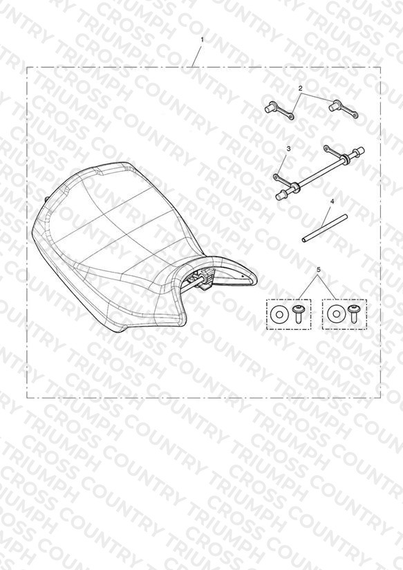 Rider Seat Assy, Low