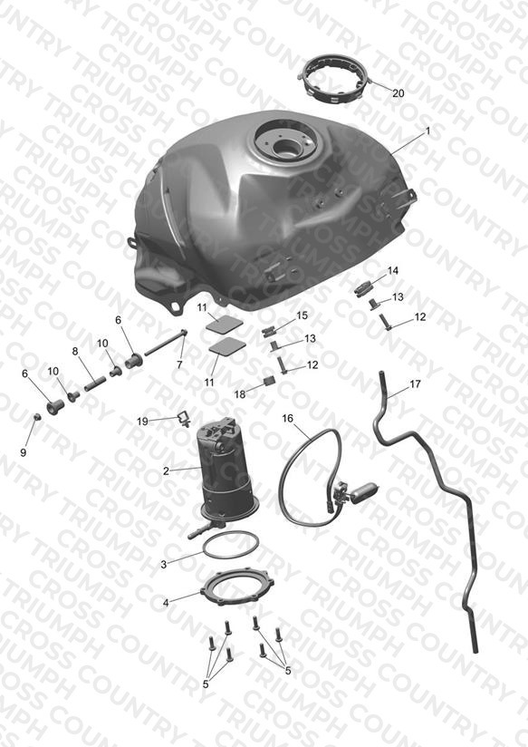 Fuel Tank, Pump and Fittings