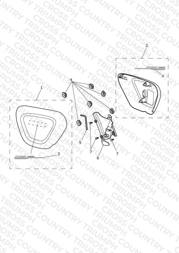 Side Panels - 914973 > All Expt BR & IN, 917475 > BR & IN Only