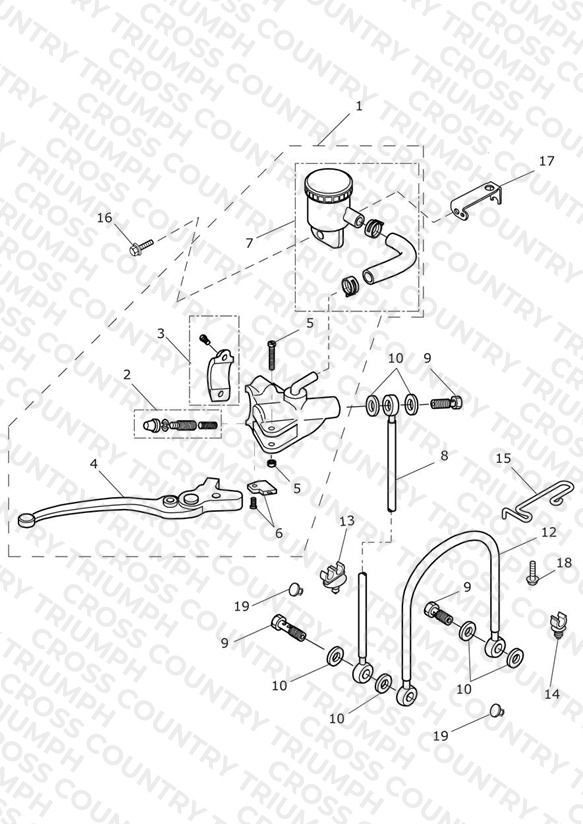 Front Brake Master Cylinder & Hoses