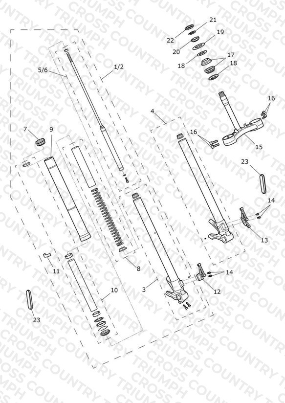 Front Forks & Lower Yoke