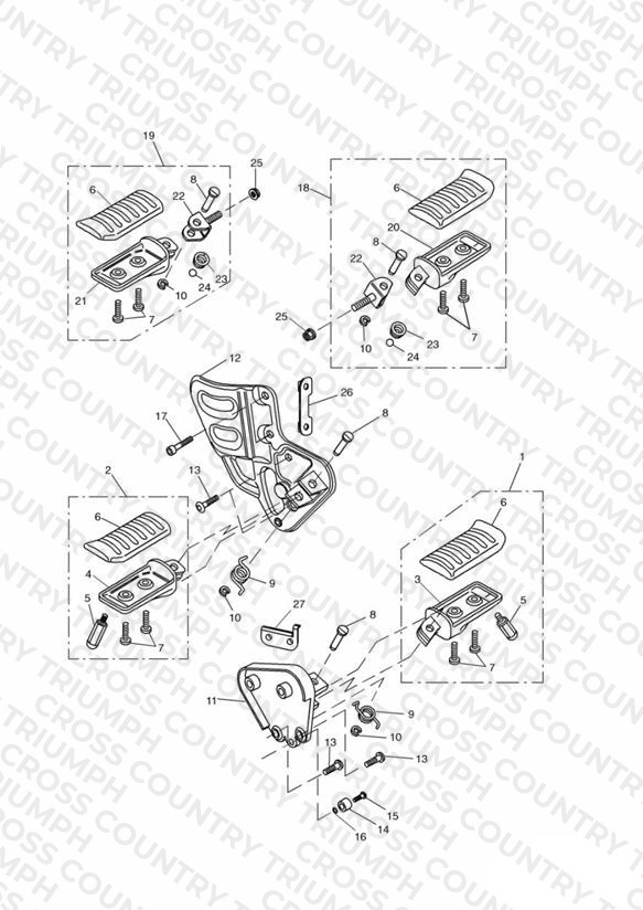 Footrests & Mountings