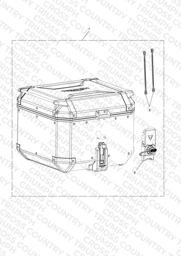 Top Box, Aluminium, Black