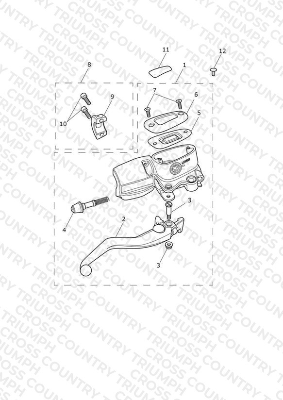 Front Master Cylinder Assy