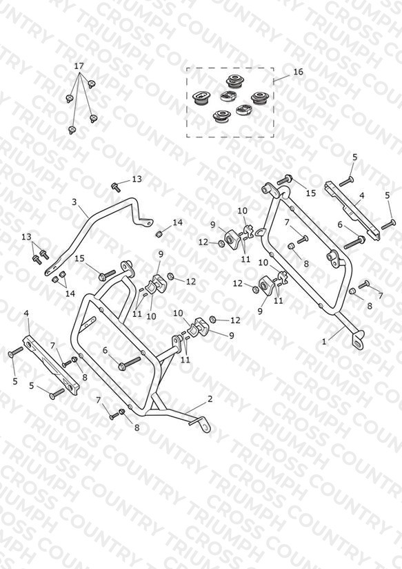 Luggage Mounting System - BR Only