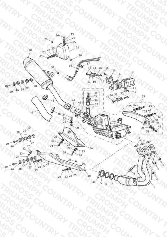 Exhaust System - JP Only - 636142 >