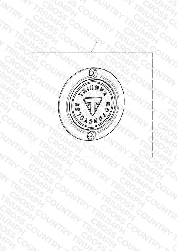 Clutch Badge, Brushed