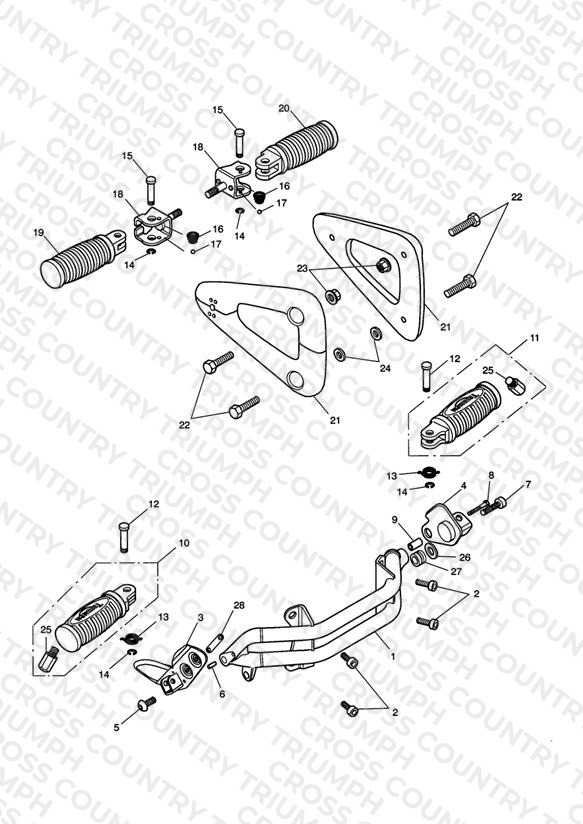 Footrests & Mountings > 469050