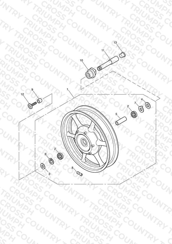 Front Wheel 281466-F2 / 279279-F4 >