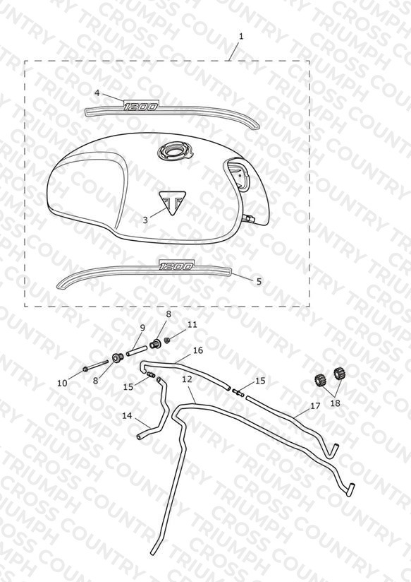 Fuel Tank - Aluminium Silver