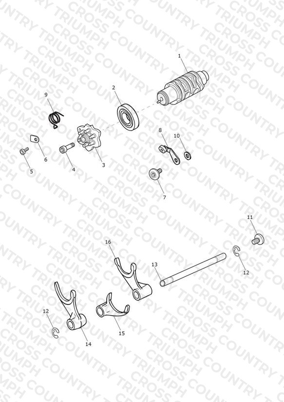 Gear Selector Drum