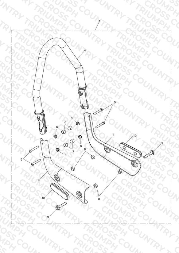 Passenger Backrest Kit