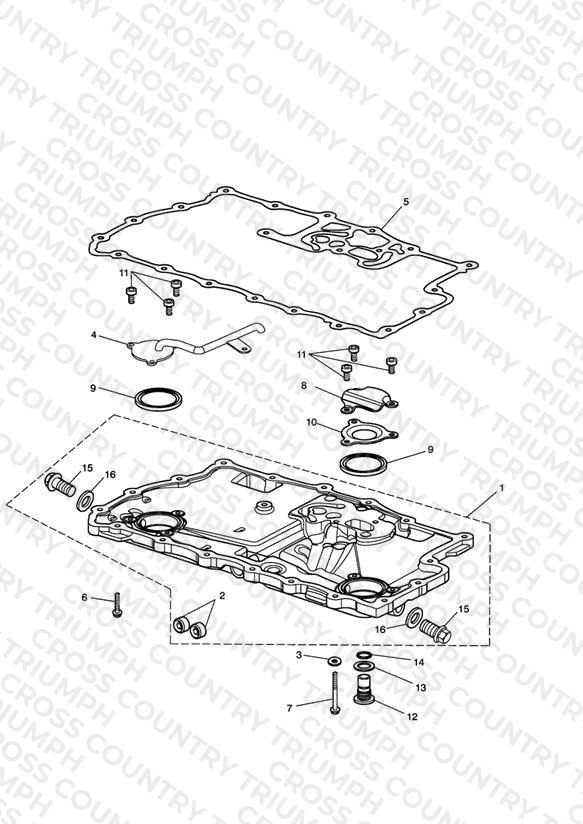 Sump & Fittings > Eng No 217500