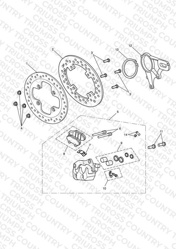 Rear Brake & Disc