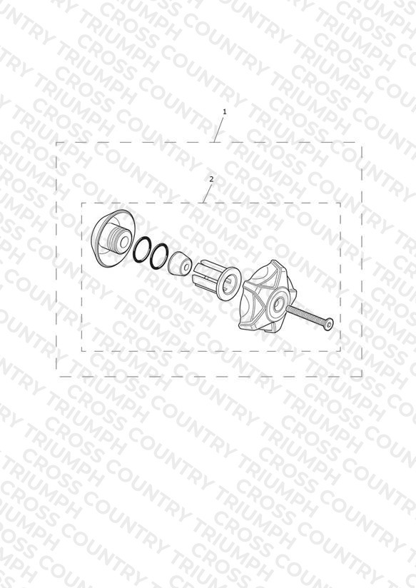 BUNDLE - Finisher, Axle Nut, Grey, Bundle - All Mkts Except US, CA, BR & IN
