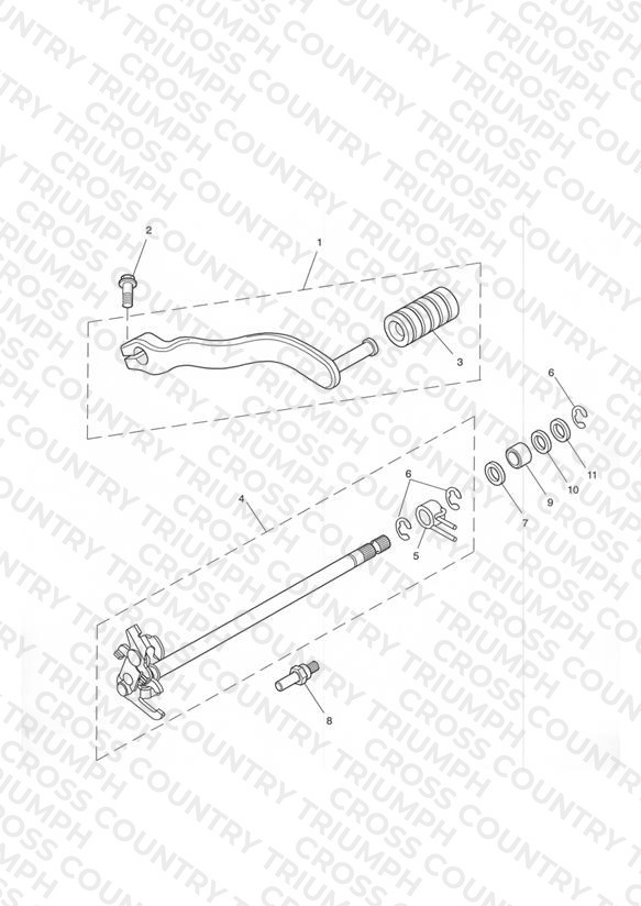 Gear Change Mechanism/Pedal