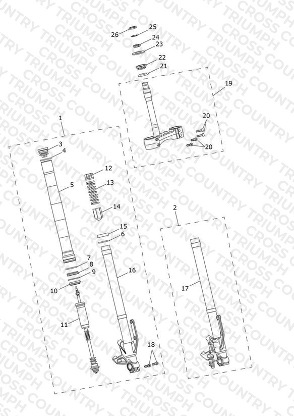 Front Forks & Yokes