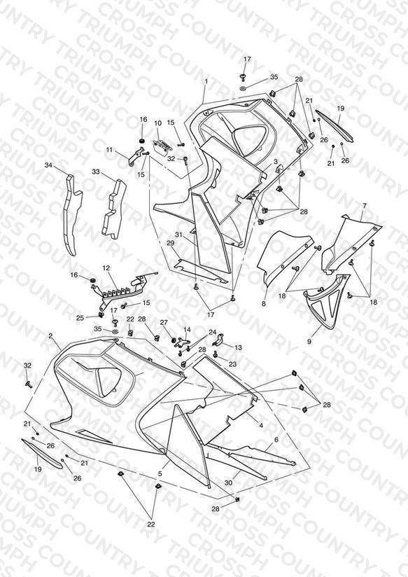 Bodywork - Lower Fairings