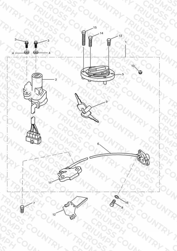 Ignition Switch/Seat Lock